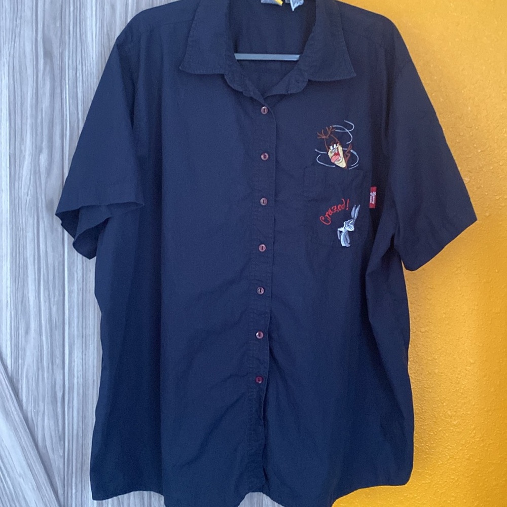 Looney Tunes button down shirt
